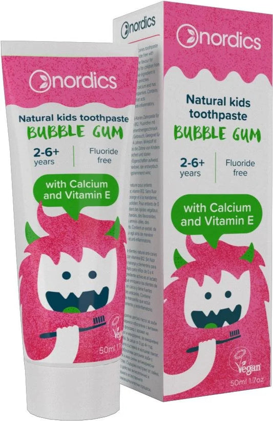 NORDICS natural toothpaste for kids with chewing gum flavor 50 ml