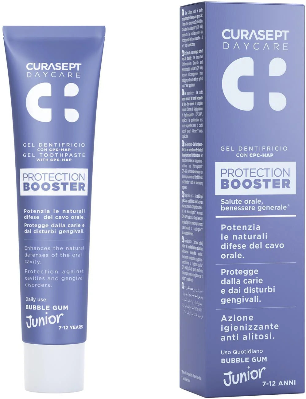 CURASEPT Daycare Booster Junior Toothpaste Bubble Gum Flavor 50 ml