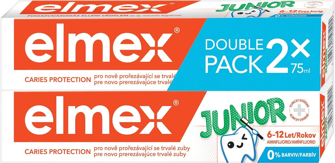 ELMEX Toothpaste Junior 2 × 75 ml