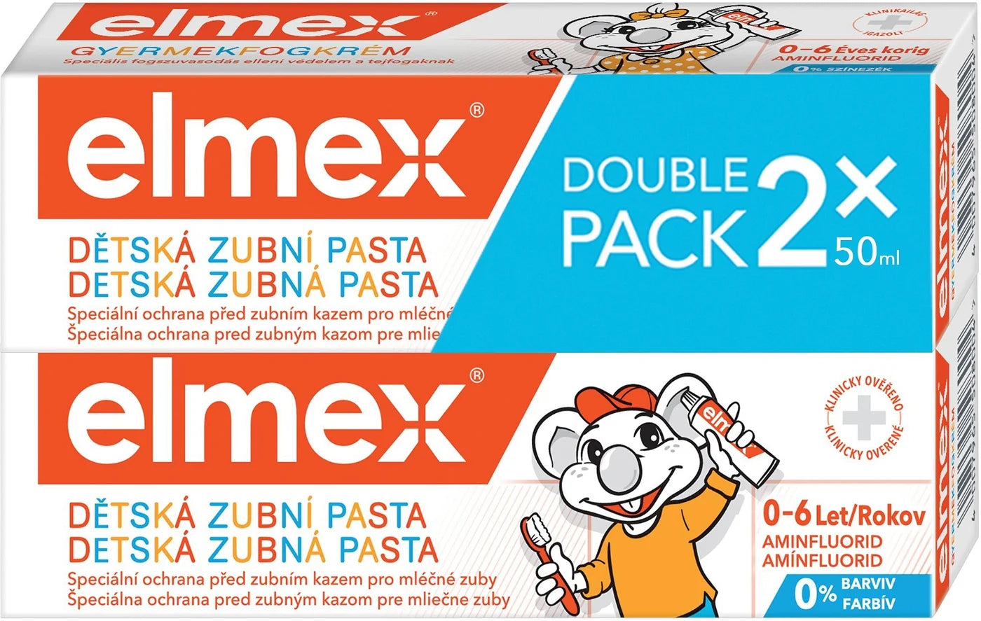 ELMEX Kids toothpaste 2 × 50ml