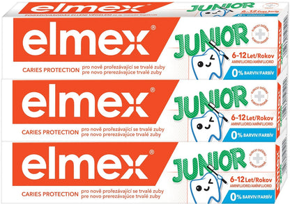 ELMEX Toothpaste Junior 3× 75ml