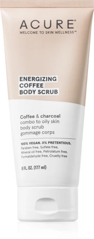 ACURE Energizing coffee body scrub 177 ml