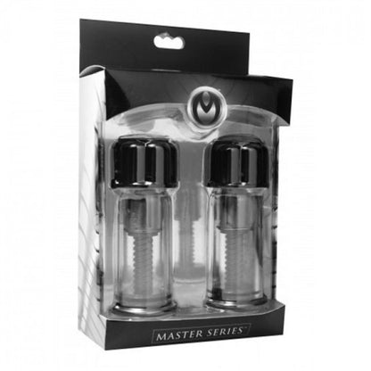 Master Series Black Maxxx Powerful Twist Nipple Suckers