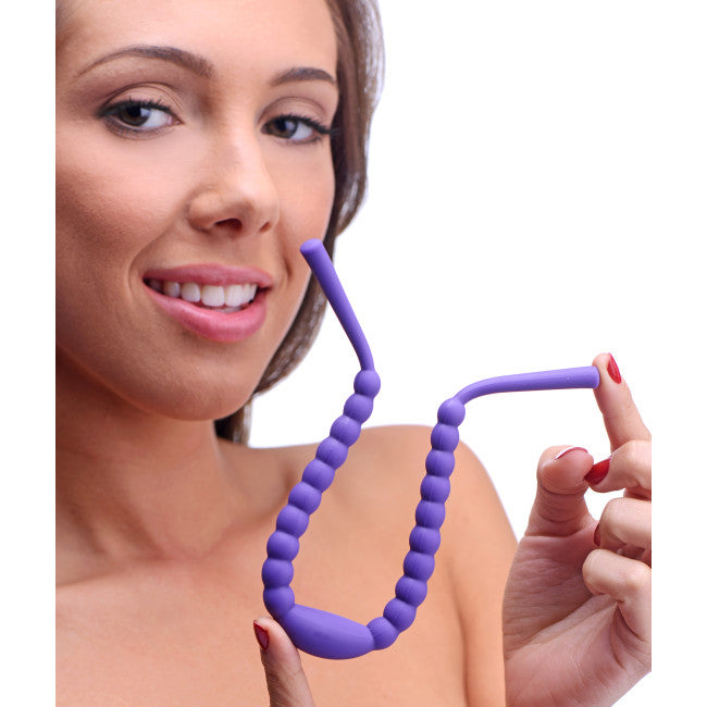 Frisky Oral Enhancing Hands Free Labia Spreader Purple  My Dr. XM