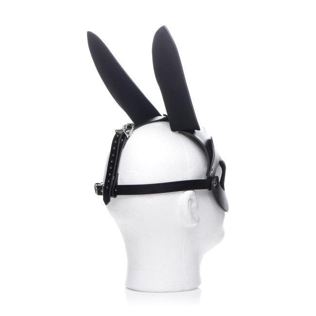 Tailz Bunny Tail Anal Plug and Mask Set Black
