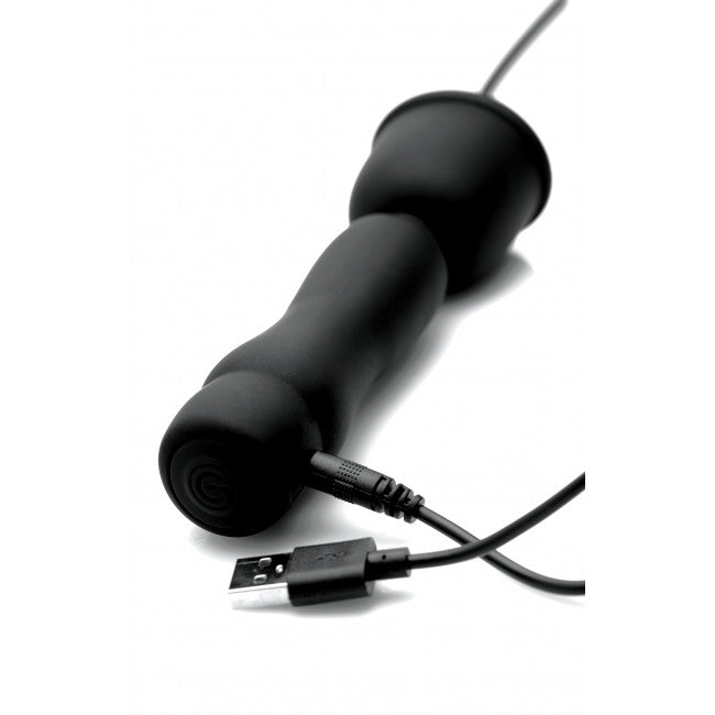 Trinity Vibes 16X Penis Head Teaser with Urethral Sound Black