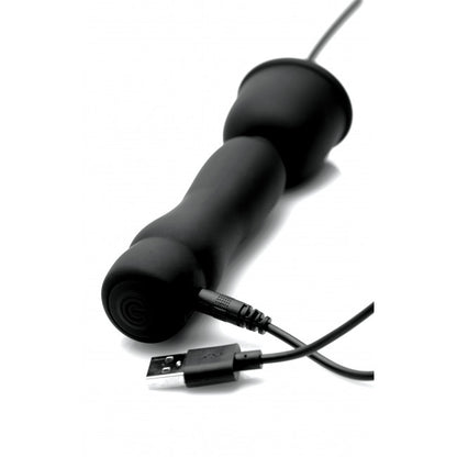 Trinity Vibes 16X Penis Head Teaser with Urethral Sound Black