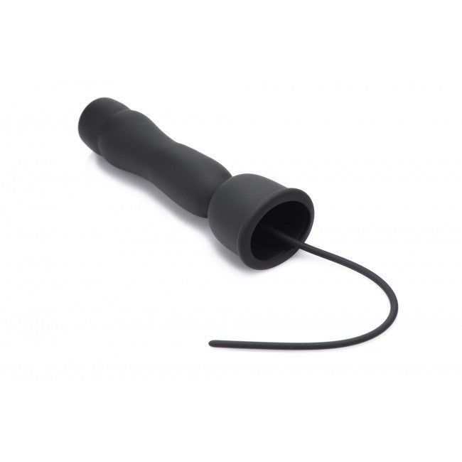Trinity Vibes 16X Penis Head Teaser with Urethral Sound Black