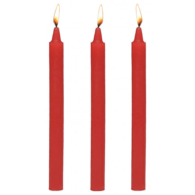Master Series Fire Sticks Fetish Drip Candles Set 3 pcs