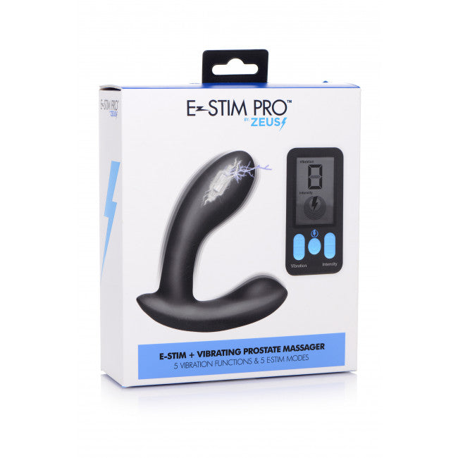 Zeus Electrosex E-Stim Pro Silicone Prostate Vibe with Remote My Dr. XM Zeus Electrosex E-Stim Pro Silicone Prostate Vibe with Remote My Dr. XM