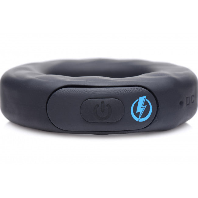 Zeus Electrosex E-Stim Pro Silicone Cock Ring Vibe with Remote