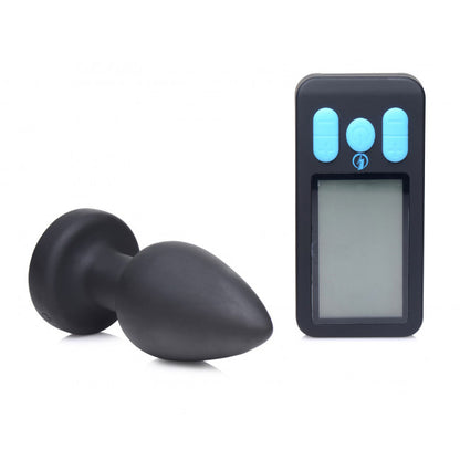 Zeus Electrosex E-Stim Pro Silicone Vibrating Anal Plug with Remote