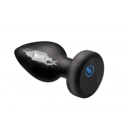 Zeus Electrosex E-Stim Pro Silicone Vibrating Anal Plug with Remote