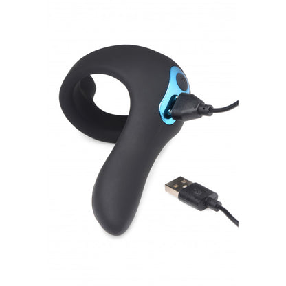 Trinity Vibes Power Taint 7X Silicone Cock and Ball Ring with Remote