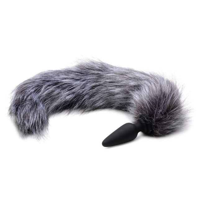 Tailz Snap-On Silicone Anal Plug & 3 Interchangeable Tails