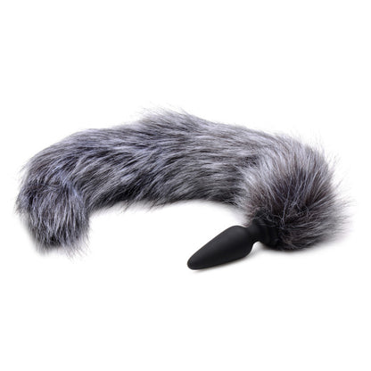 Tailz Snap-On Silicone Anal Plug & 3 Interchangeable Tails