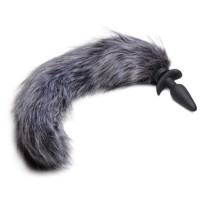 Tailz Snap-On Vibrating Silicone Anal Plug & 3 Tails with Remote