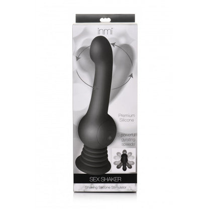 Inmi Sex Shaker Shaking Silicone Stimulator Black