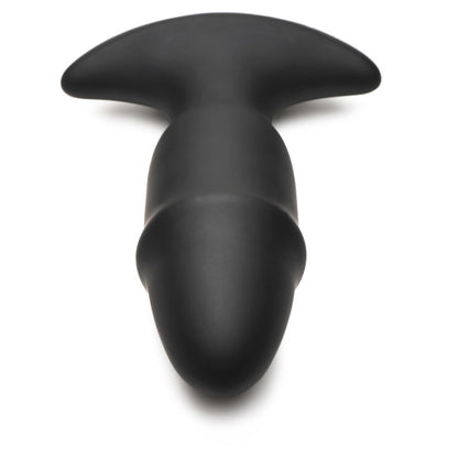 ThunderPlugs Butt Slider 10X Sliding Ring Silicone Missile Plug with Remote Black