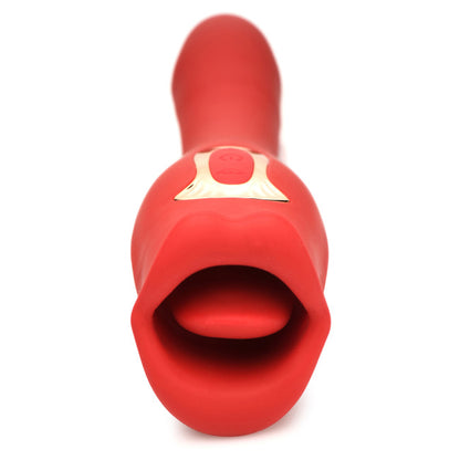 Lickgasm Lickgasm Kiss & Tell Pro Dual-Ended Kissing Vibrator Red