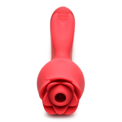 Bloomgasm Blooming Bunny Sucking & Thrusting Silicone Rabbit Vibrator Red