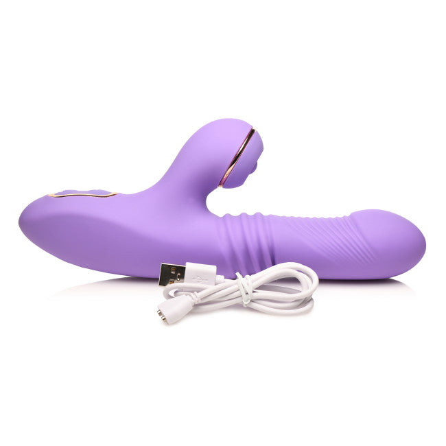 Shegasm Pro-Thrust Max 14X Thrusting & Pulsing Silicone Rabbit Purple My Dr. XM Shegasm Pro-Thrust Max 14X Thrusting & Pulsing Silicone Rabbit Purple My Dr. XM