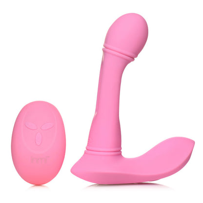 Flickers G-Flick Flicking G-Spot Vibrator with Remote Pink
