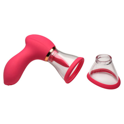 Lickgasm Plump Pleasure Licking & Sucking Clitoral Stimulator Pink