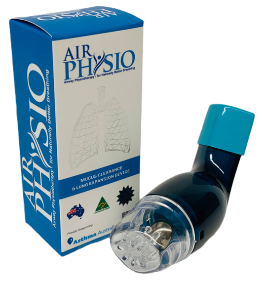 AirPhysio OPEP device for mucus removal and lung expansion