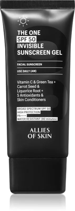 Allies of Skin The One Invisible Suncscreen Gel 50 ml