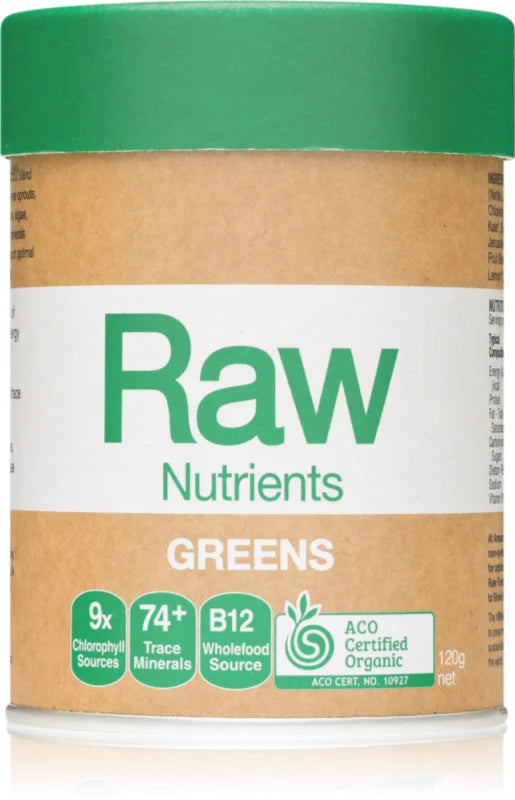 Amazonia Raw Nutrients Greens detox powder drink 120g