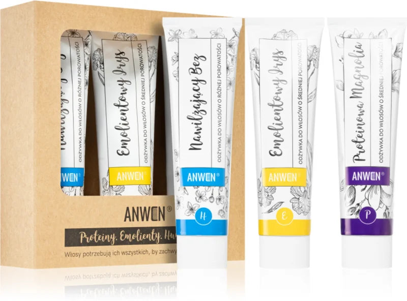 Anwen Proteins. Emollients. Humectants - Hair Conditioner Set 3 x 100 ml