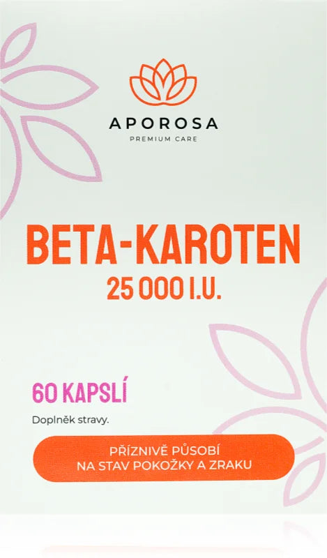 Aporosa Beta carotene 25,000 IU - 60 capsules