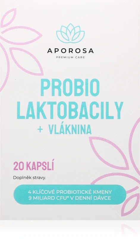 Aporosa Probio Lactobacilli + fiber - 20 capsules