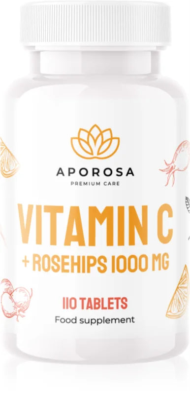 Aporosa Vitamin C 1000 mg with rose hips 110 tablets