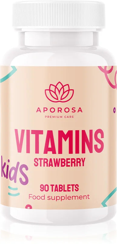 Aporosa Vitamins for kids Strawberry 90 tablets