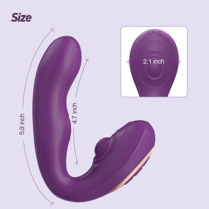 Tracy's Dog G-spot Clitoral Vibrator Purple