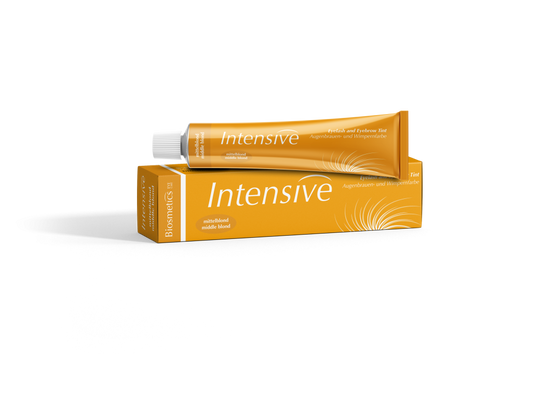 BIOSMETICS eyelash and eyebrow dye Intensive Middle blond, 20 ml