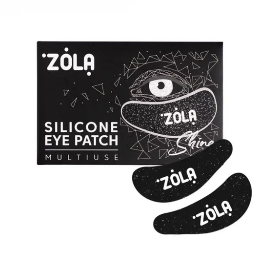 ZOLA silicone eye pads black, 1 pair