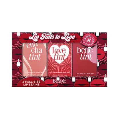 Benefit Love Liquid Lip Tints Set 3 pcs