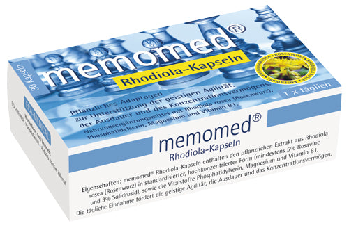 Memomed Rhodiola 30 capsules