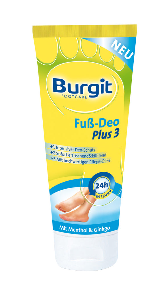 Burgit Foot Deodorant Plus 3 Cream 75 ml
