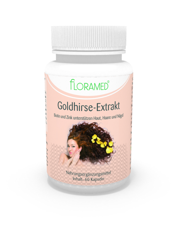 Floramed Golden Millet Extract - Skin, Hair, Nails 60 Capsules