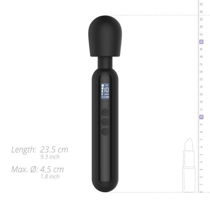 Blacq Digital Wand Vibrator Black