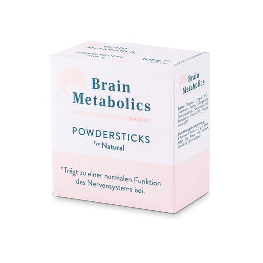 Brain Metabolics Basic Powdersticks Natural 50 Sachets