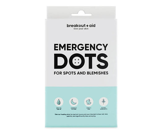 Breakout+aid Emergency Dots Patches for sensitive skin prone to acne 72 pcs