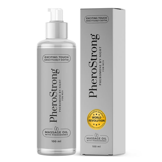 PheroStrong by Night for Men Massage Oil with Pheromones 100ml