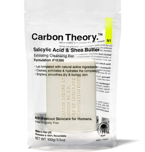 Carbon Theory Salicylic Acid & Shea Butter Exfoliating Cleansing Bar 100 g