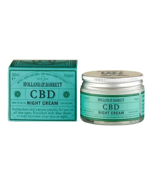 Holland & Barrett CBD NIGHT CREAM 50 ml