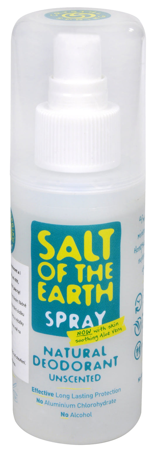 Salt Of The Earth Natural Deodorant Unscented Spray 100 ml